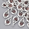 Faceted Glass Pendants GLAA-R204-A-06S-NF-1