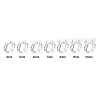 Brass Cuff Ring Settings KK-T076-58P-4