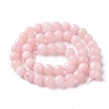 Natural White Jade Imitation Pink Opal Beads Strands X-G-I299-F05-8mm-2