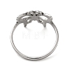 Classic 201 Stainless Steel Finger Rings RJEW-G278-28P-3