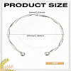 1Pc Alloy Open Cuff Bangles BJEW-LP0004-09P-2
