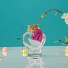 Heart Glass Empty Wishing Bottle LS-BOTT-PW0003-004K-1