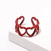 Hollow Out Heart Alloy Cuff Rings FS-WG233AB-01-2