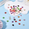 50Pcs Translucent Resin Cabochons RESI-TA0005-66-5