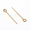 Golden Plated Brass Eye Pin Jewery Making Findings X-EPC2.0cm-G-2