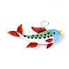 Handmade Lampwork Big Pendants LAMP-T025-04C-1