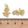 Brass Micro Pave Cubic Zirconia Pendants KK-K420-04G-3