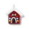 Christmas Handmade Lampwork Pendants LAMP-L081-01B-1