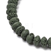 Synthetic Lava Rock Beads Strands G-B087-02A-04-3