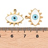304 Stainless Steel Enamel Pendants STAS-Z190-09G-06-3