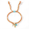 Brass Charm Bracelets TC3588-2-1