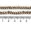 Electroplate Transparent Glass Beads Strands LS-EGLA-A035-T3mm-A16-4