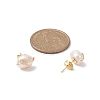 Natural Pearl Stud Earrings EJEW-JE05199-3