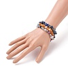 Chip Natural Gemstone Beaded Stretch Bracelets Sets BJEW-JB05700-7