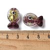 Handmade Foil Lampwork Fish Beads FOIL-Z001-01H-3