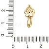 Brass Micro Pave Cubic Zirconia Pinch Bails KK-L229-068G-3