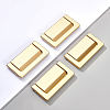 Alloy Embedded Sliding Concealed Cabinet Drawer Handles DIY-WH0304-143B-5