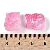 Transparent Spray Paint Glass Beads GLAA-H035-01A-3