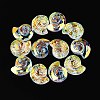 140Pcs Electroplate Glass Charms EGLA-T029-05B-4