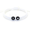 Resin Beads Braided Bead Bracelets FS-WG7326D-25-1