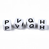 Opaque Acrylic Beads SACR-S273-35E-01-4
