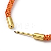 Braided Nylon Cord Bracelet Making MAK-L043-01G-03-2