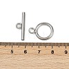 Stainless Steel Toggle Clasps STAS-C126-01A-P-3