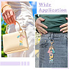 Alloy & Resin Tassel Keychains AJEW-TADJ0001-18A-6