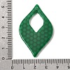 Opaque Polka Dot Pattern Resin Pendants FIND-H021-01A-3