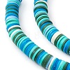 Handmade Polymer Clay Beads Strands CLAY-R089-8mm-T02A-5