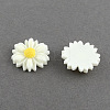 Flatback Hair & Costume Accessories Ornaments Scrapbook Embellishments Resin Flower Daisy Cabochons CRES-Q103-01-1-1