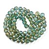 Baking Paint Transparent Glass Beads X1-DGLA-A035-T10mm-A08-3