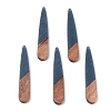 Resin & Walnut Wood Pendants LS-X-RESI-S358-40P-1