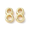 Brass Slide Charms KK-L253-15G-08-1