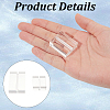 12Pcs 2 Styles Rectangle Acrylic Name Card Holder AJEW-GF0015-03-6