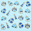 20Pcs 5 Styles Camping Equipment Series Alloy Enamel Pendants FIND-YW0007-13B-2