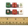 20Pcs Christmas Printed Opaque Acrylic Beads OACR-FS0002-53B-5