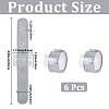6Pcs Plastic Slap Bracelets BJEW-CN0001-18A-2