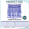 1 Yard Glass Beaded Tassel Ribbon DIY-FG0010-38B-2