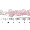 Natural Quartz Crystal & Rose Quartz Beads Strands G-L610-A07-01-4