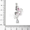 Brass Micro Pave Cubic Zirconia Pendants KK-A299-22P-02-3