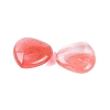 Synthetic Cherry Quartz Glass Healing Stones G-G020-01R-2