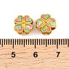 Alloy Enamel Beads ENAM-D318-01G-06-3