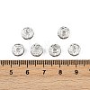 Brass Grade A Rhinestone Spacer Beads RB-A014-Z8mm-10S-3