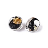 Handmade Gold & Silver Foil Glass Beads FOIL-Q003-01B-3