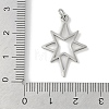 Non-Tarnish 304 Stainless Steel Pendants STAS-L279-034P-3