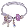 Adjustable Stainless Steel European Bangles FS-WG548C4-01-2
