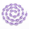 Handmade Opaque Acrylic Coffee Bean Chains LS-CHAC-ZX0001-01E-2