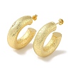 Rack Plating Texture Brass Stud Earrings EJEW-P272-04A-G-1