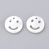 Natural White Shell Mother of Pearl Shell Charms LS-SSHEL-L018-002-2